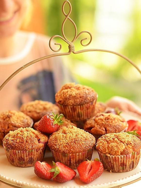 Muffiny truskawkowo-kokosowe