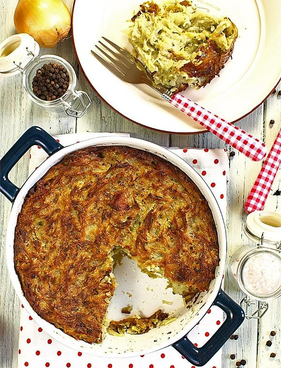 Babka ziemniaczana z cukinią