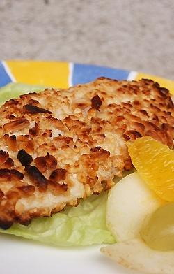 Piersi kurczaka w orzechowej skorupce