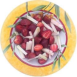 Sałata kalarepkowo-truskawkowa