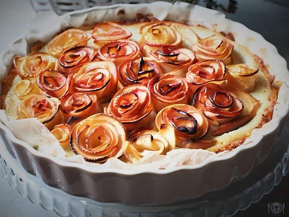 Keto tarta z jabłkami i budyniem