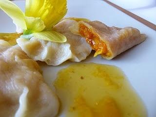 Pierogi z dynią imbir i kolendra
