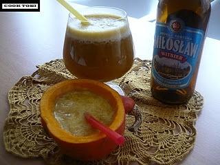 Gorący koktajl na bazie piwa Witbier