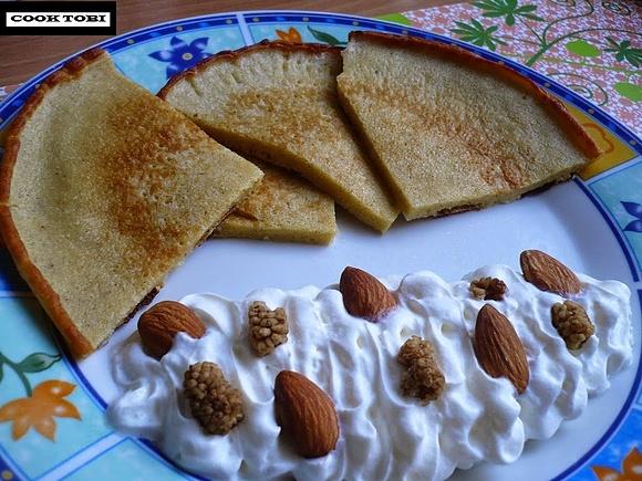 Omlet jaglany z wanilią