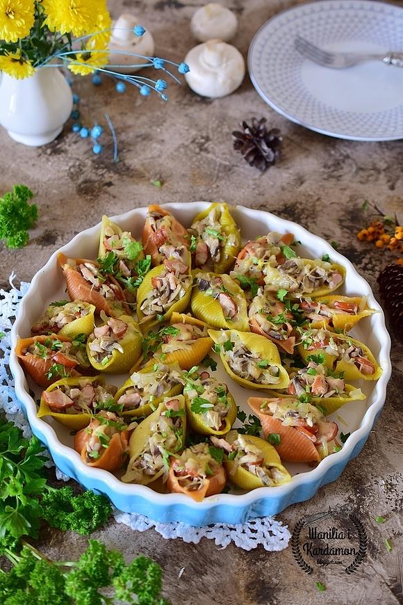 Muszle conchiglioni z Morlińskim farszem
