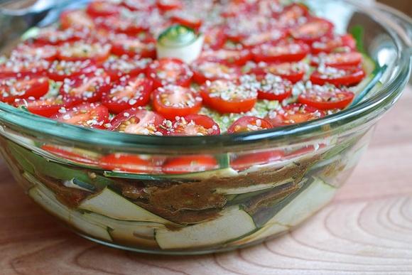 Raw vegan lasagna