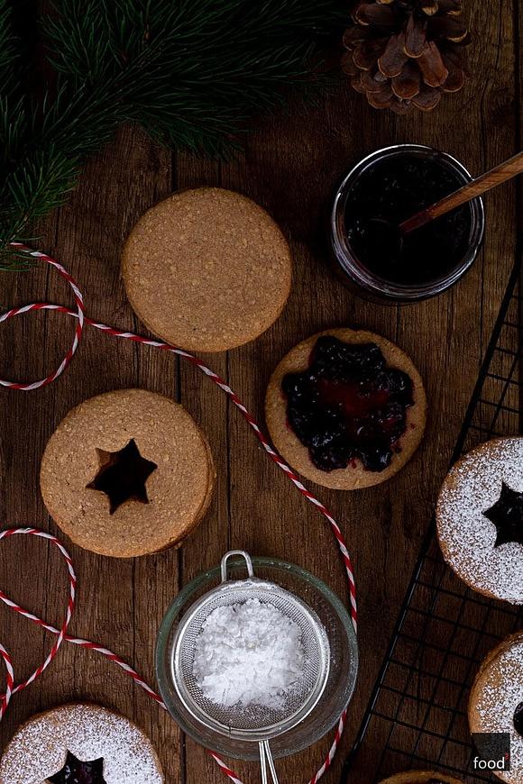 Linzer Augen – świąteczne ciasteczka z linzu