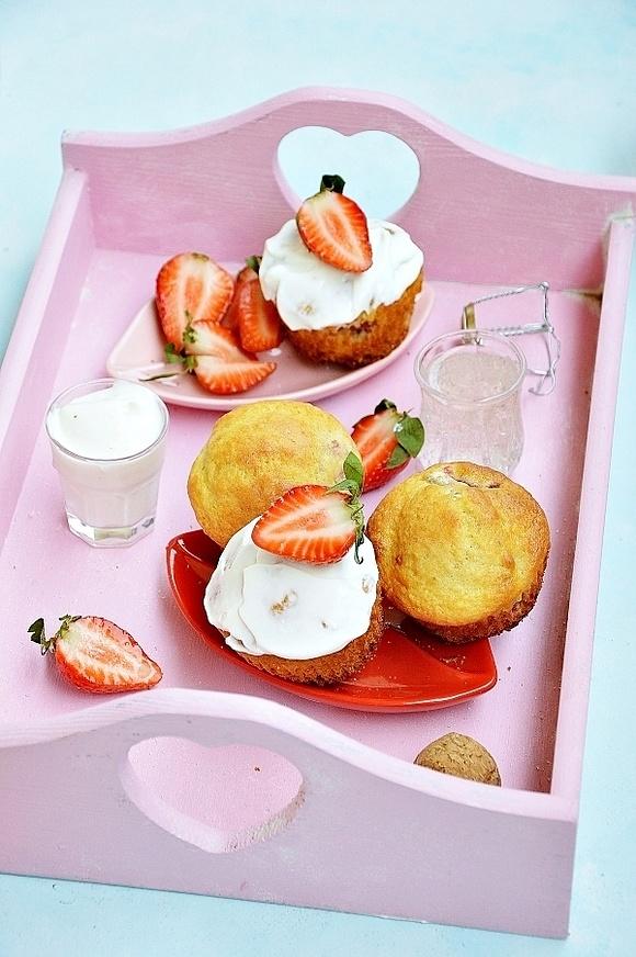 Muffinki z truskawkami