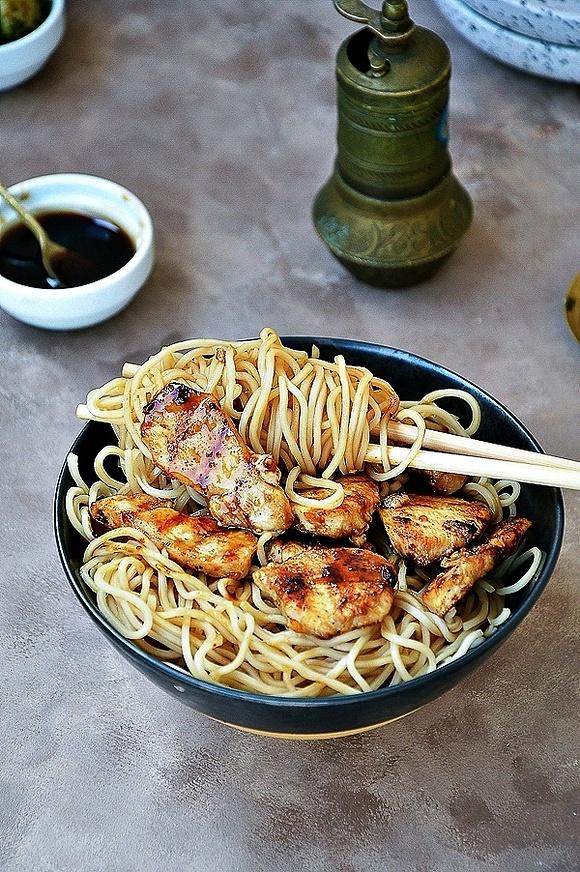 Grillowany kurczak z sosem teriyaki