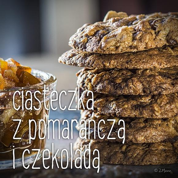 Ciasteczka z pomarańczą i czekoladą