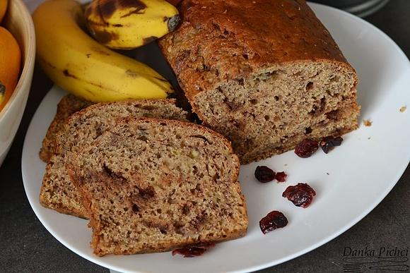 Ciasto bananowe z czekoladą