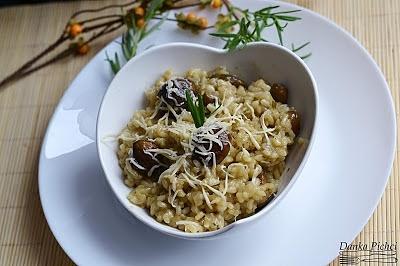 Risotto z grzybami leśnymi