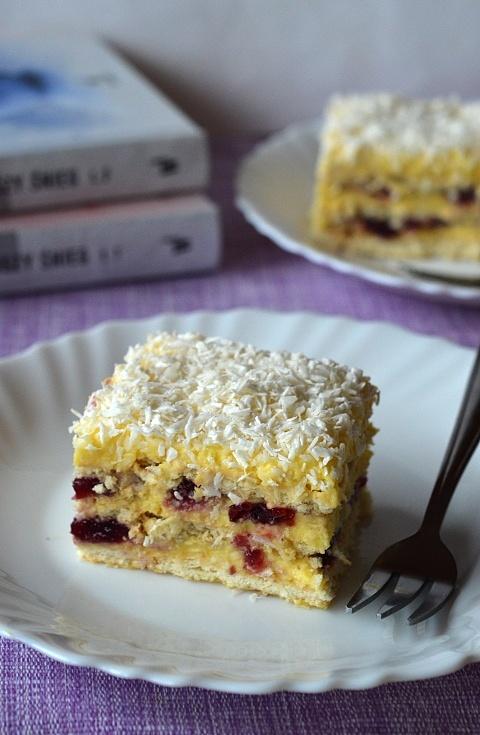 Rafalleo z czarną porzeczką bez pieczenia