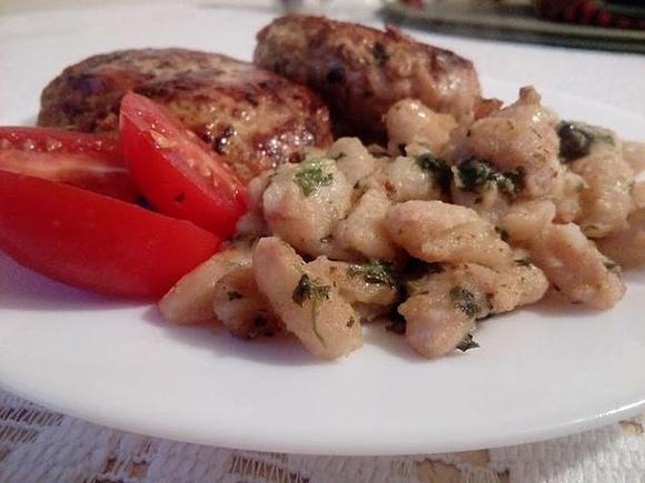 Kotlet mielony z kalafiorem