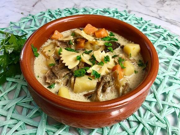 Zupa grzybowa z suszonych grzybów