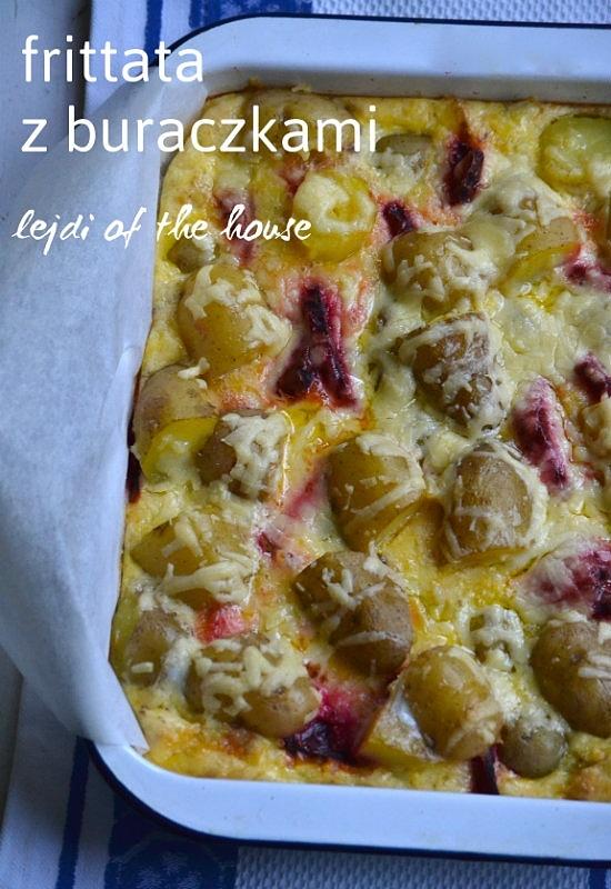 Frittata z buraczkami