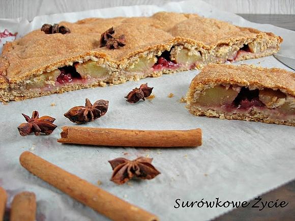 Szarlotka z ćwiartkami jabłek - wyśmienita
