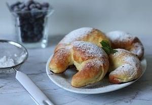 Blueberry croissants