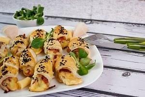 Puff pastry scrolls
