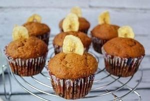 Muffiny bananowe z chia