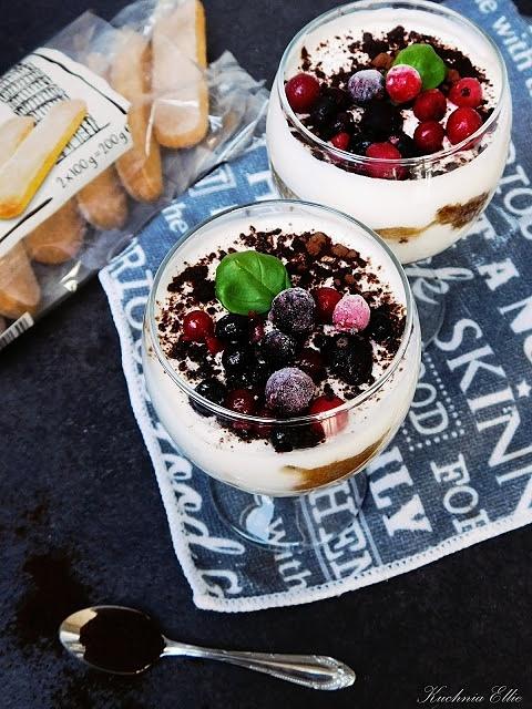 Fit tiramisu w pucharku