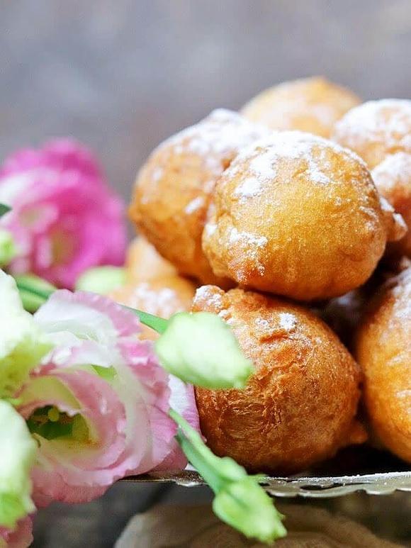 Mini pączki z serkiem homogenizowanym na tłusty czwartek