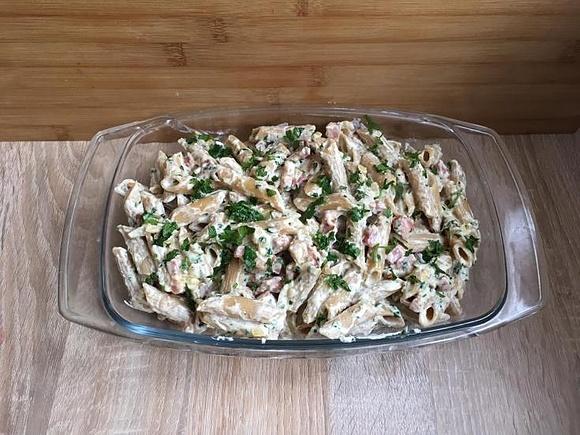 Makaron z boczkiem i mascarpone – szybki i prosty obiad