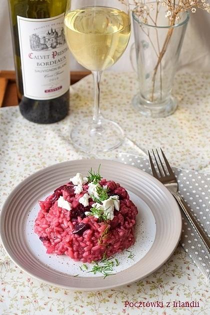 Risotto buraczkowe