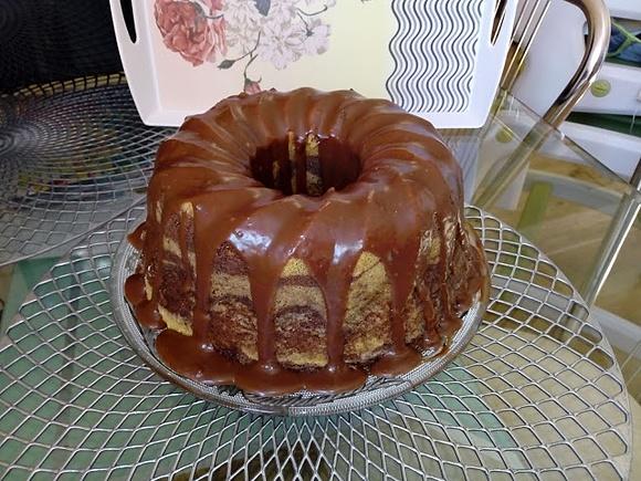 Gotowana babka marmurkowa