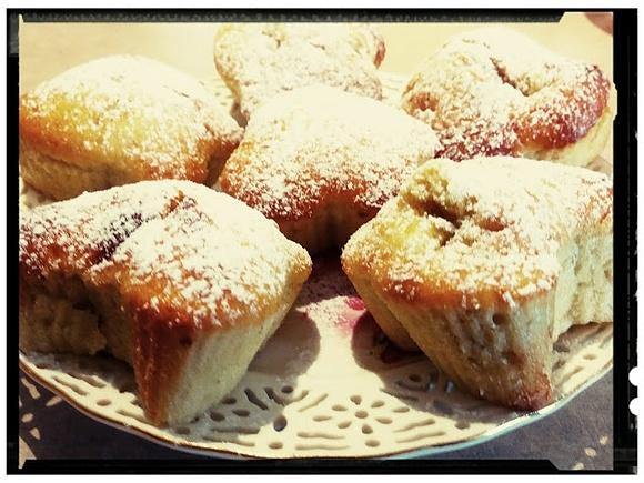 Muffinkowe motylki z bananami