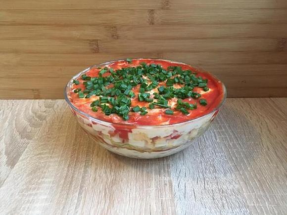 Sałatka curry z kurczakiem