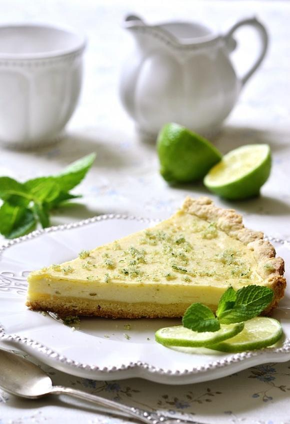 Tarta serowo-limonkowa