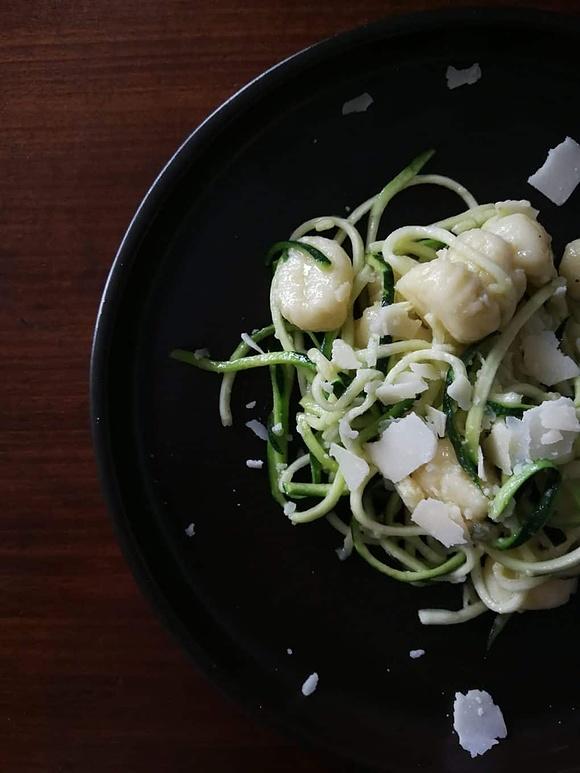 Gnocchi z cukiniowym spaghetti