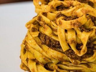 Spaghetti z mięsem mielonym