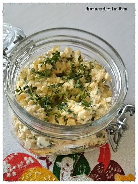 Pasta jajeczna z rzeżuchą i szczypiorkiem