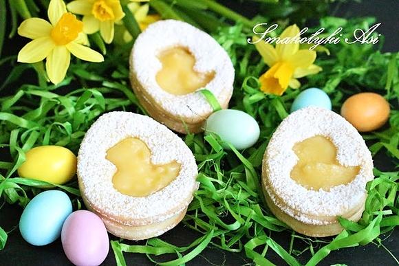 Ciasteczka wielkanocne z lemon curd