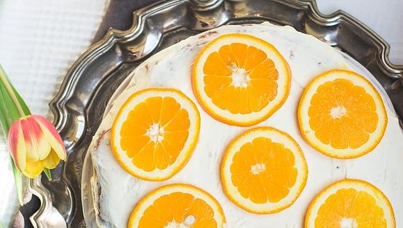 Ciasto jogurtowo-pomarańczowe z mascarpone