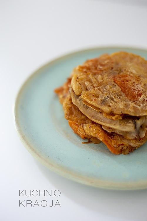 Placki z ostrym kimchi