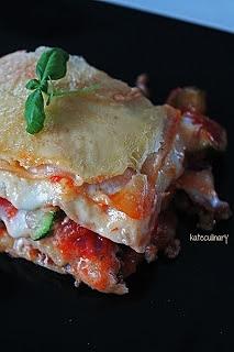 Lasagne z mięsem i warzywami