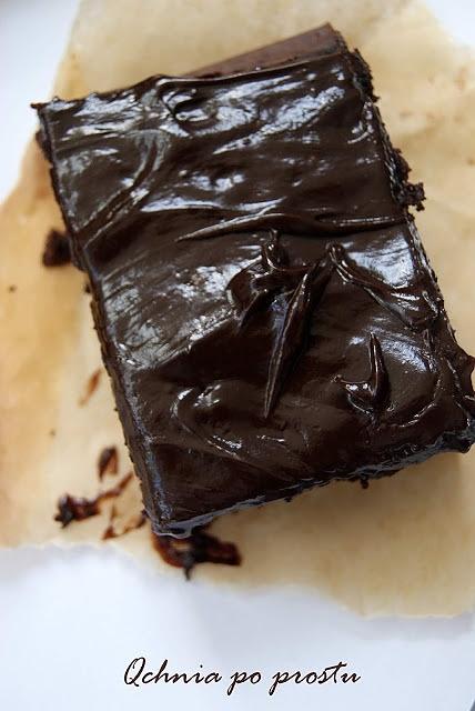 Brownie z fasoli i bananów