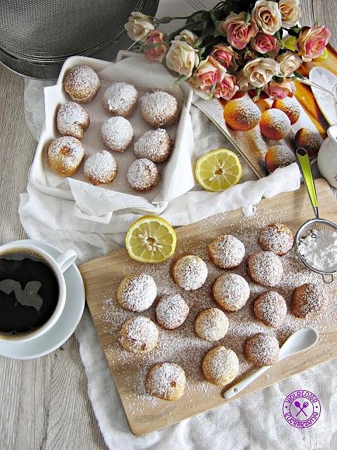 Mini pączki ptysiowe