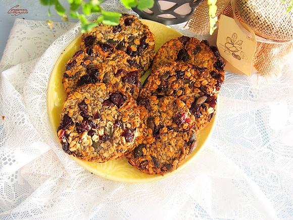 Ciasteczka owsiane bez cukru laktozy i glutenu