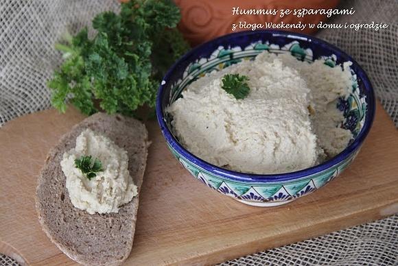 Hummus ze szparagami