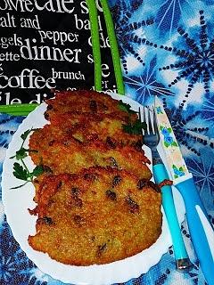 Placki ziemniaczane z pieczarkami