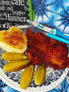 Kotlet łopatkowy z musztardą
