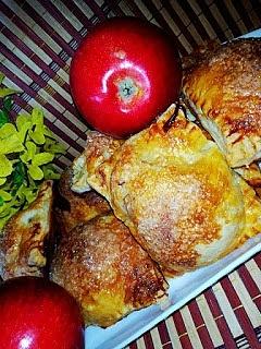 Ciasteczka z połówkami jabłka
