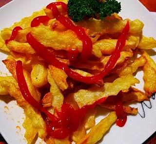 Frytki karbowane domowe