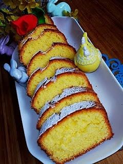 Puszysta i delikatna babka cytrynowa