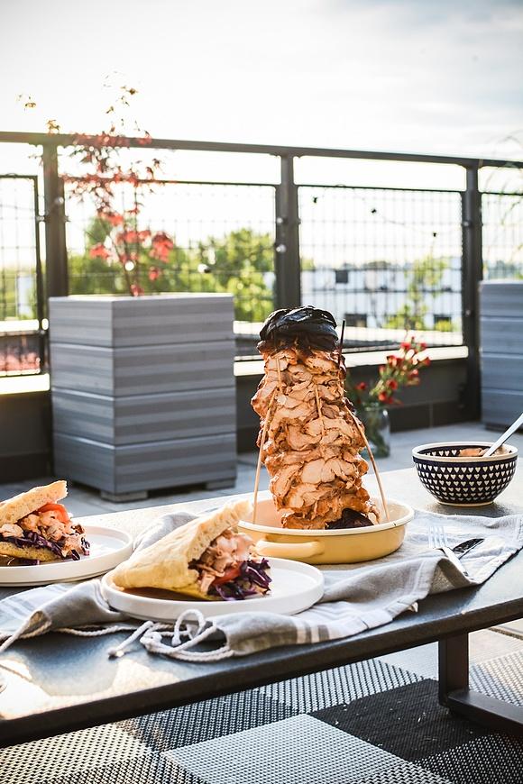 Gyros z kurczaka domowy kebab
