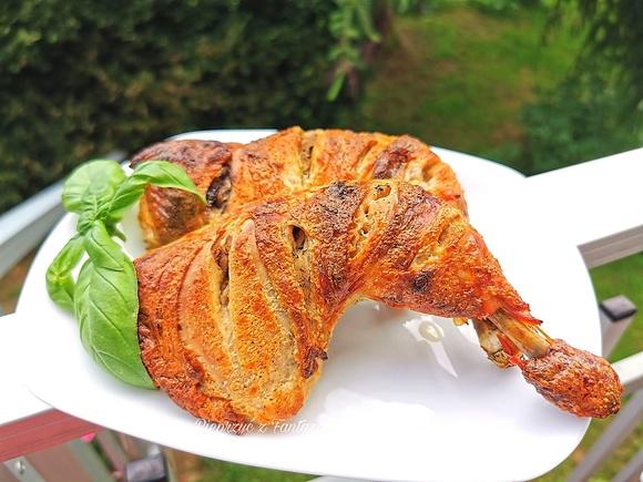 Pieczone ćwiartki z kurczaka w marynacie jogurtowej
